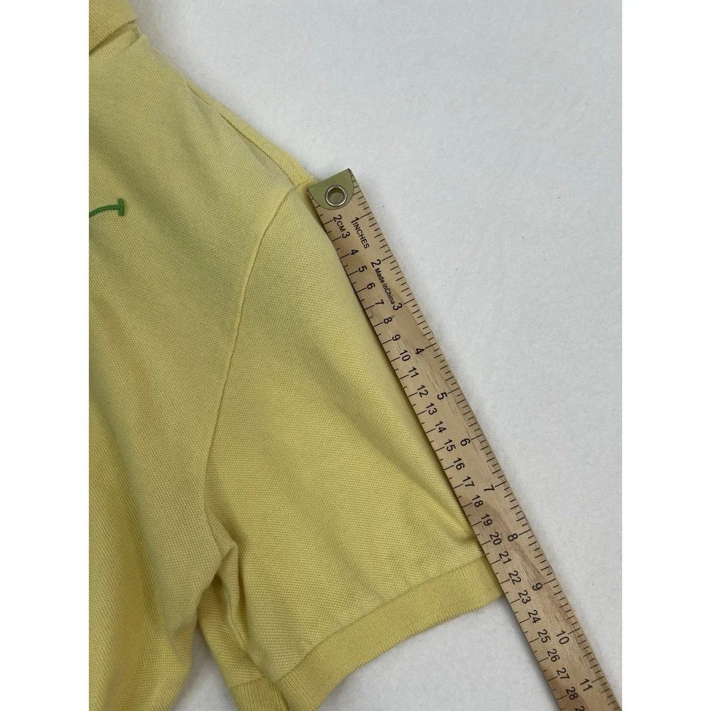 Polo By Ralph Lauren Polo Shirt Mens Yellow Embroidered Big Pony‎ Logo XL